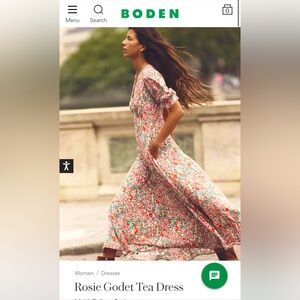 Boden beautiful dress. Size xs.